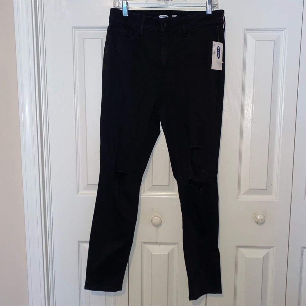 Old Navy Black Rockstar Jeans